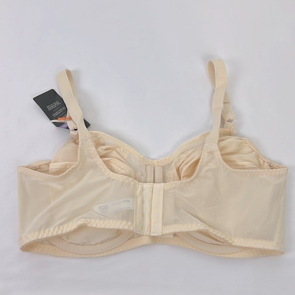 Bali New Women’s 38DD Classic Support Full Coverage Fit Adjustable Strap Bra - Picture 2 of 7